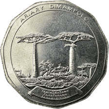 Coin, Madagascar, 50 Ariary, 1996, Paris, EF(40-45), Stainless Steel, KM:25.1
