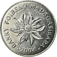 Coin, Madagascar, Ariary, 2004, Paris, EF(40-45), Stainless Steel, KM:29