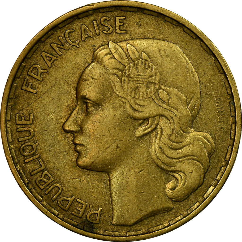 Coin, France, Guiraud, 50 Francs, 1954, Beaumont - Le Roger, VF(30-35)