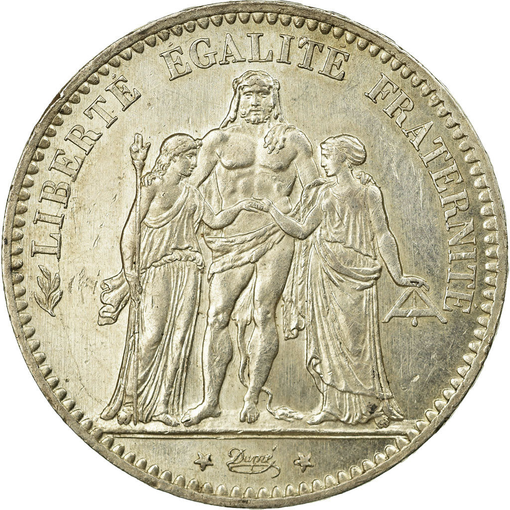 Monnaie, France, Hercule, 5 Francs, 1875, Paris, TTB, Argent, Gadoury:745a