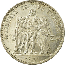 Monnaie, France, Hercule, 5 Francs, 1875, Paris, TTB, Argent, Gadoury:745a