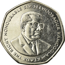 Moeda, Maurícia, 10 Rupees, 2016, EF(40-45), Cobre-níquel