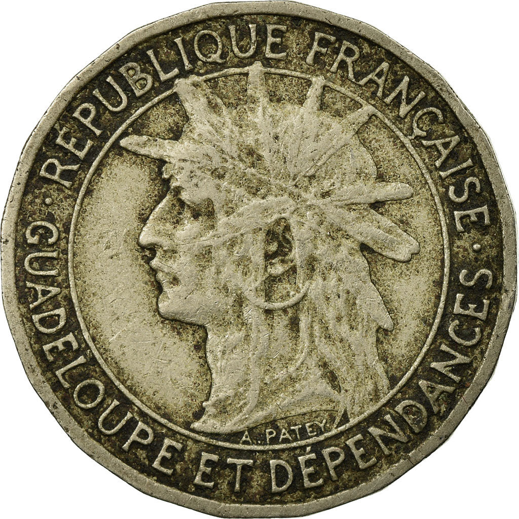 Coin, Guadeloupe, Franc, 1903, Paris, VF(20-25), Copper-nickel, KM:46