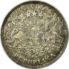 Moneta, Lettonia, Lats, 1924, MB, Argento, KM:7