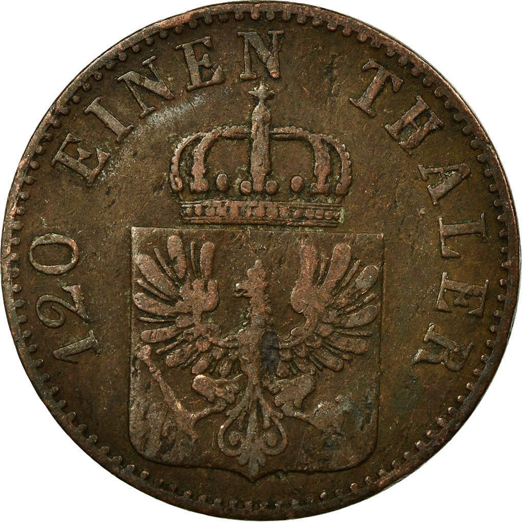 Coin, German States, PRUSSIA, Friedrich Wilhelm IV, 3 Pfennig, 1847, Berlin