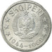 Monnaie, Albania, 5 Qindarka, 1969, Rome, TTB, Aluminium, KM:44