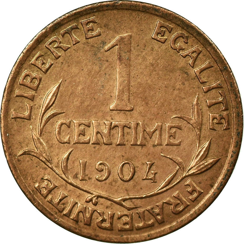 Moneta, Francia, Dupuis, Centime, 1904, Paris, BB+, Bronzo, KM:840, Gadoury:90