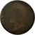 Moneta, Monaco, Honore V, 5 Centimes, Cinq, 1837, Monaco, MB, Forma in ottone