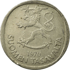 Coin, Finland, Markka, 1970, VF(30-35), Copper-nickel, KM:49a