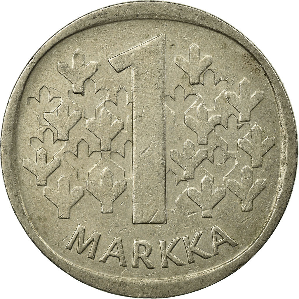 Coin, Finland, Markka, 1970, VF(30-35), Copper-nickel, KM:49a