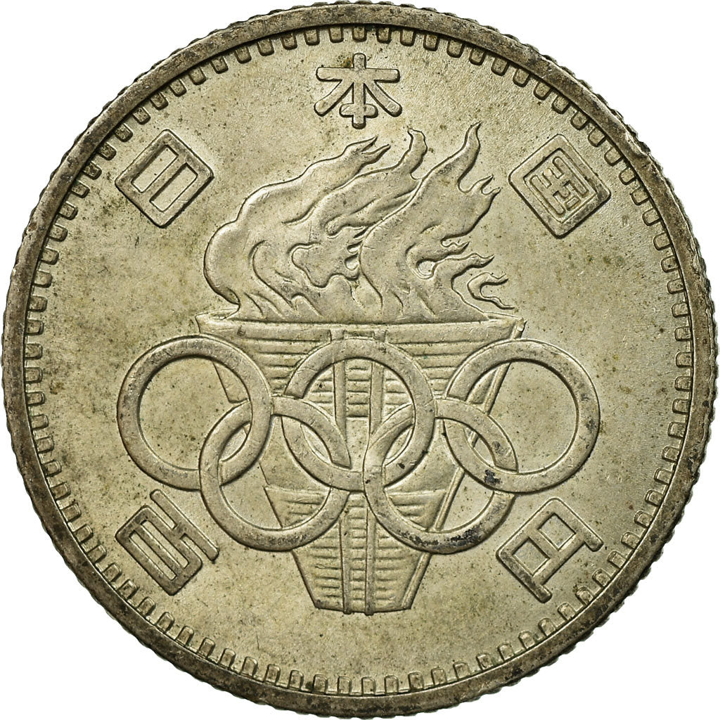 Coin, Japan, Hirohito, 100 Yen, 1964, VF(30-35), Silver, KM:79