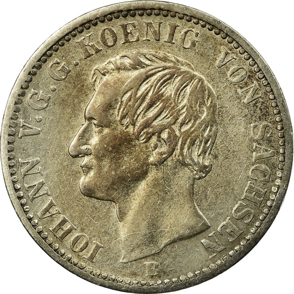 Coin, German States, PRUSSIA, Friedrich Wilhelm IV, 1/6 Thaler, 1865, VF(30-35)