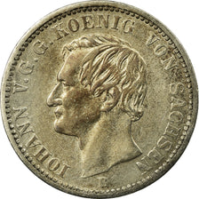 Coin, German States, PRUSSIA, Friedrich Wilhelm IV, 1/6 Thaler, 1865, VF(30-35)