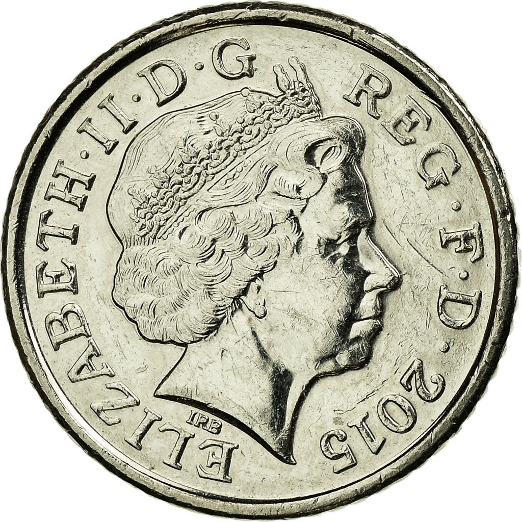 Coin, Great Britain, 5 Pence, 2015, AU(50-53), Copper-nickel