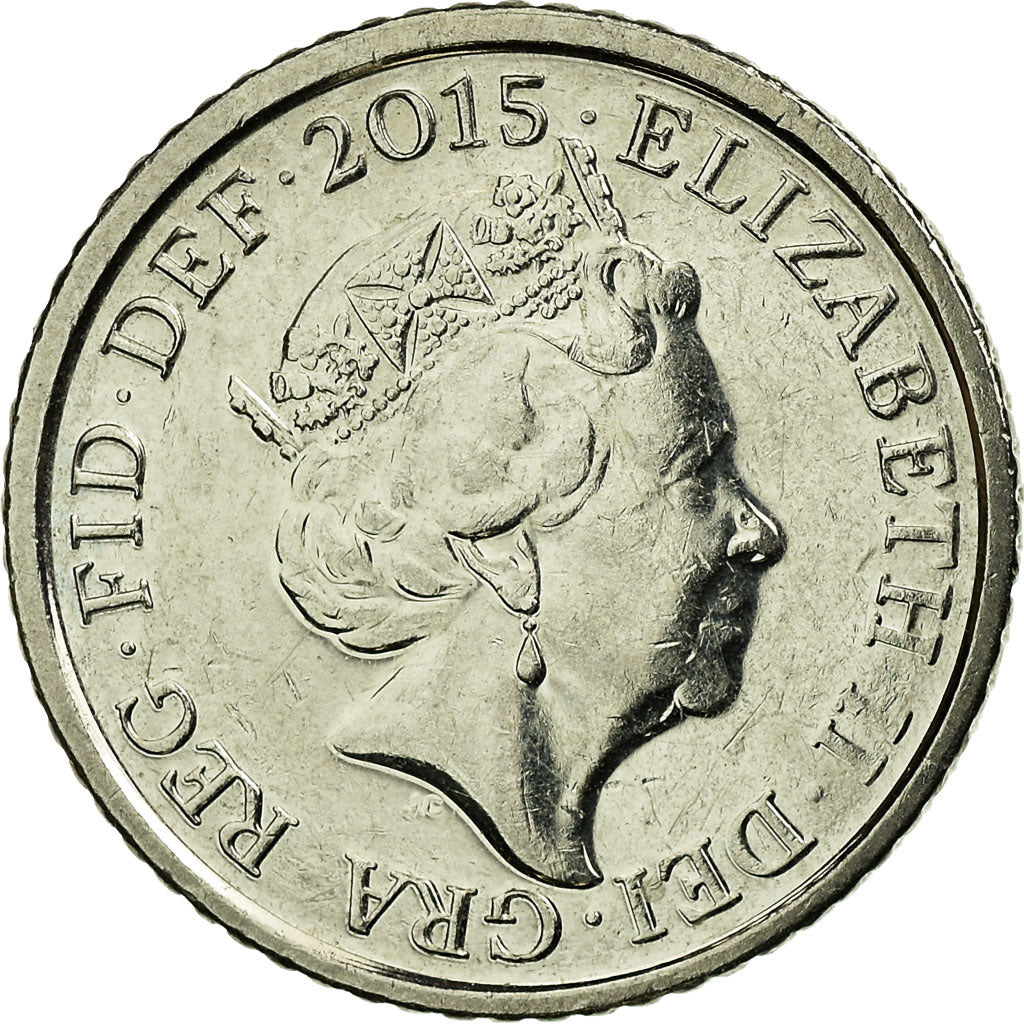 Coin, Great Britain, 5 Pence, 2015, EF(40-45), Copper-nickel