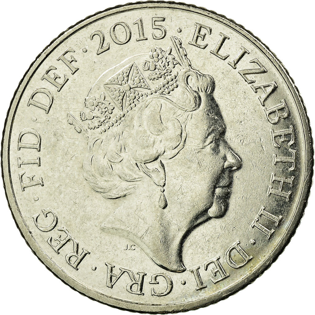 Moneta, Gran Bretagna, 10 Pence, 2015, MB+, Rame-nichel