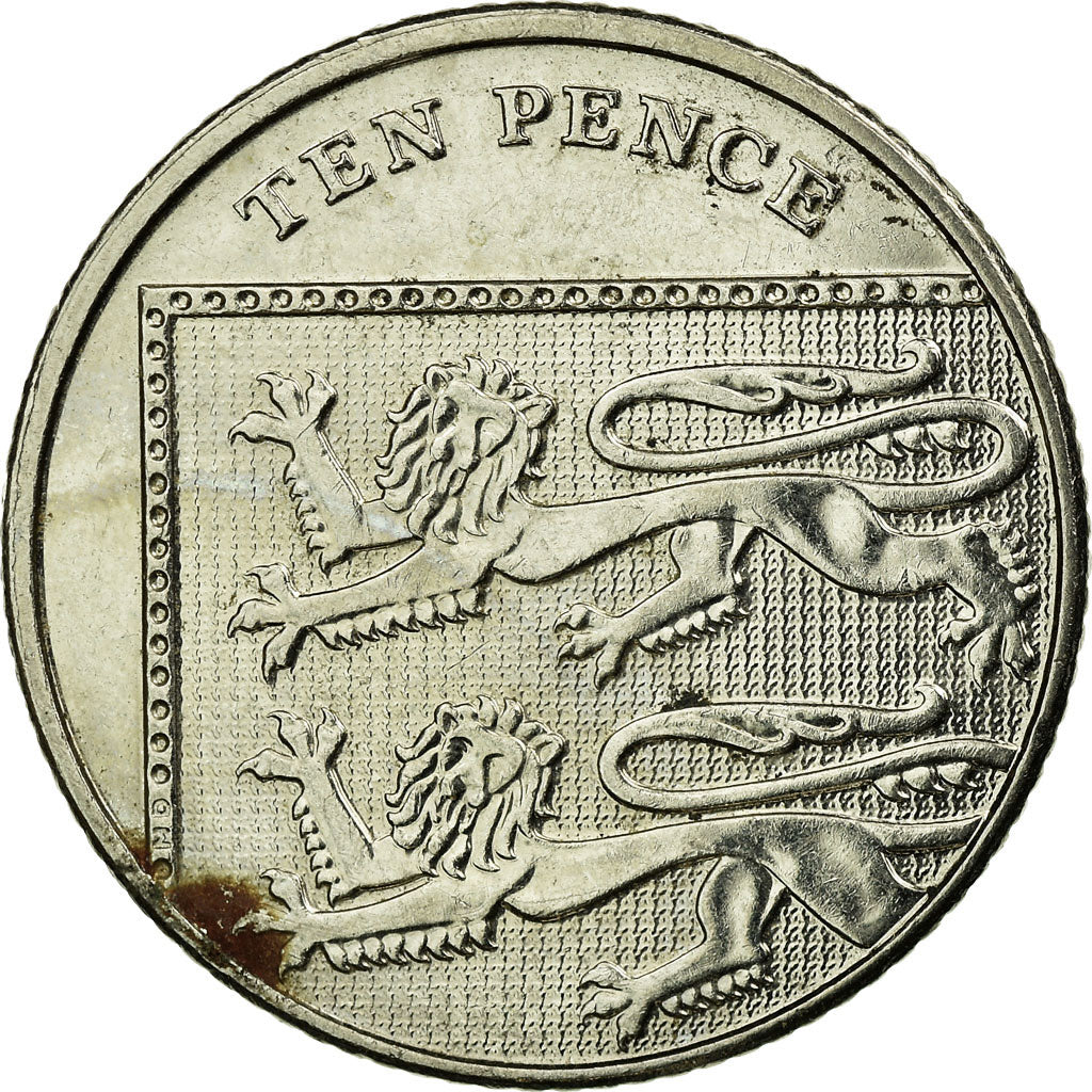 Moneta, Gran Bretagna, 10 Pence, 2015, MB+, Rame-nichel