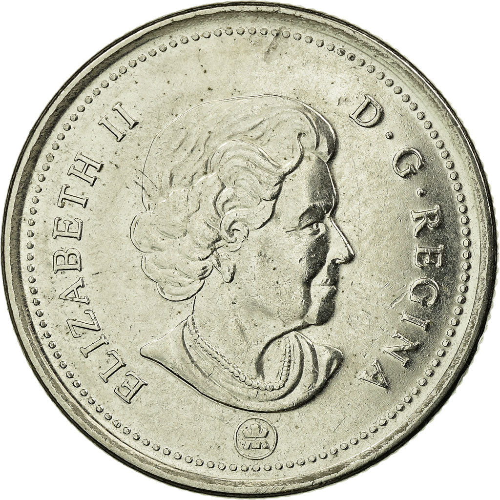 Coin, Canada, Elizabeth II, 25 Cents, 2006, Royal Canadian Mint, Winnipeg