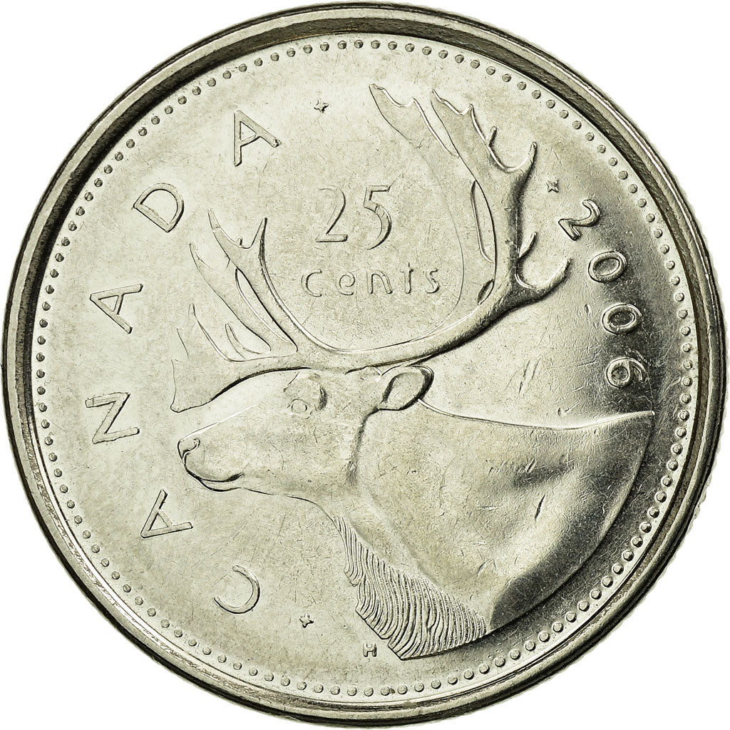 Coin, Canada, Elizabeth II, 25 Cents, 2006, Royal Canadian Mint, Winnipeg