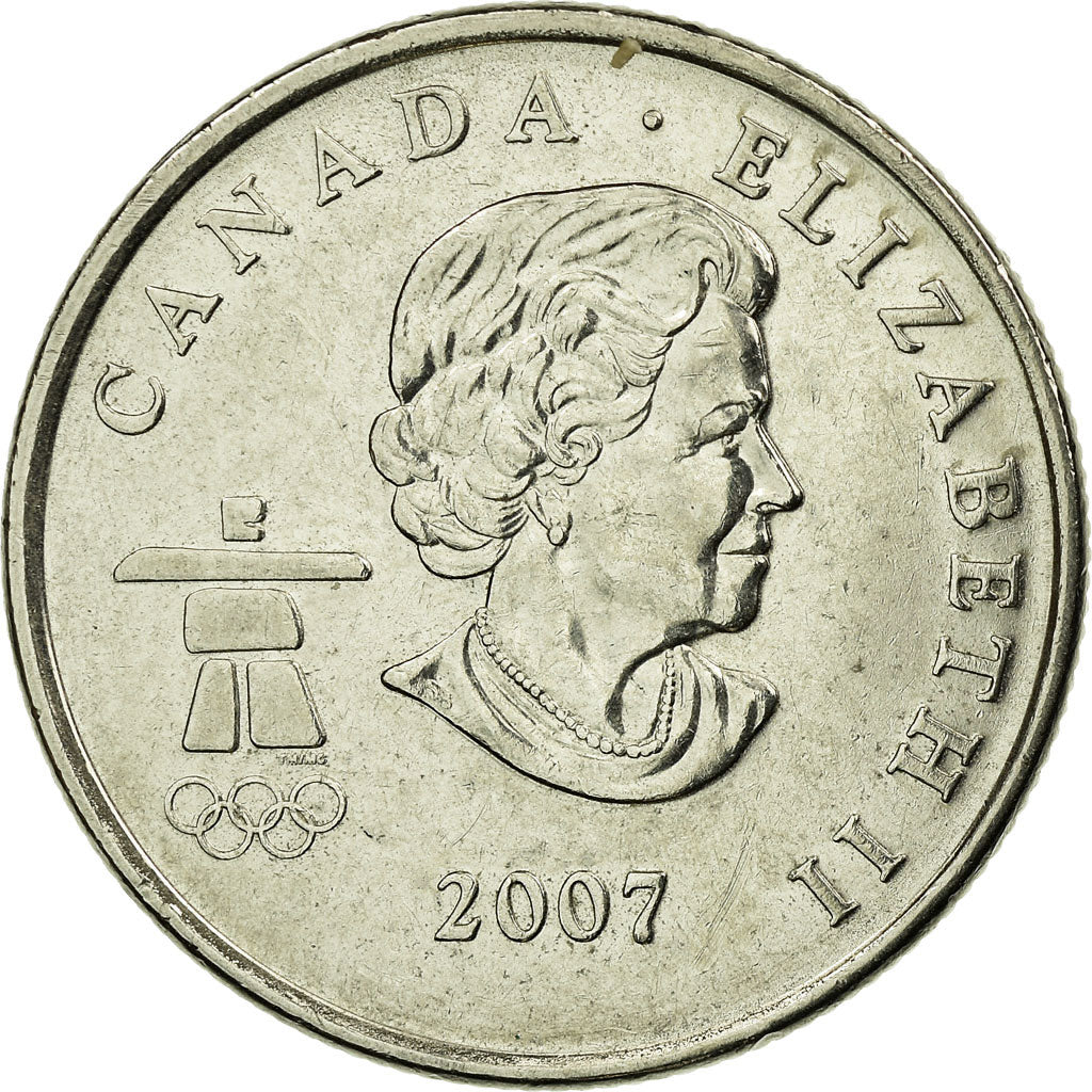 Coin, Canada, Elizabeth II, 25 Cents, 2007, Royal Canadian Mint, Ottawa
