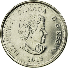 Coin, Canada, 25 Cents, 2013, Royal Canadian Mint, EF(40-45), Copper-nickel
