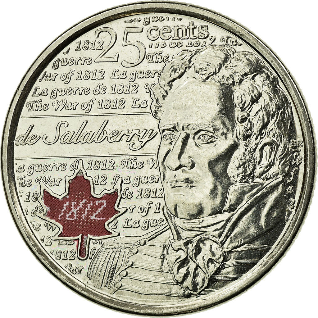 Coin, Canada, 25 Cents, 2013, Royal Canadian Mint, EF(40-45), Copper-nickel