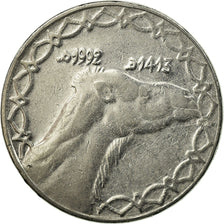 Coin, Algeria, 2 Dinars, 1992, Algiers, EF(40-45), Stainless Steel, KM:130