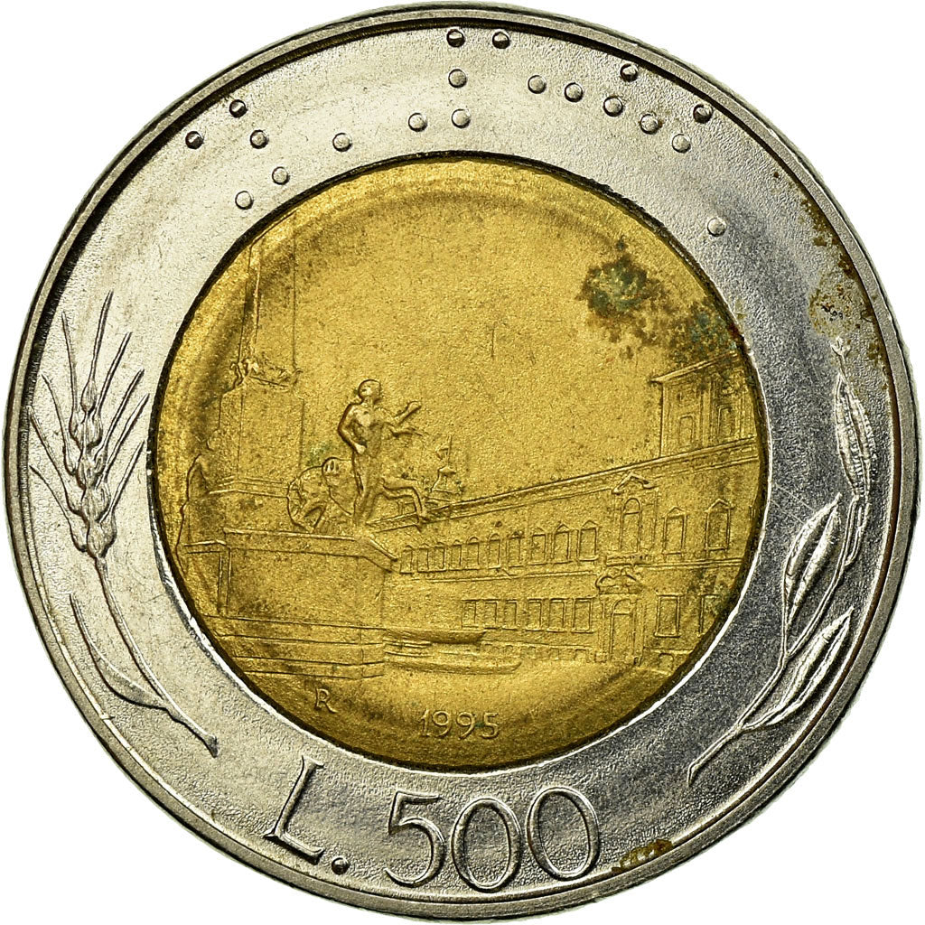 Monnaie, Italie, 500 Lire, 1995, Rome, TB+, Bi-Metallic, KM:111