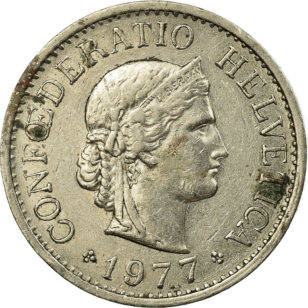 Monnaie, Suisse, 10 Rappen, 1977, Bern, TB+, Copper-nickel, KM:27