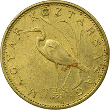 Coin, Hungary, 5 Forint, 1992, Budapest, VF(20-25), Nickel-brass, KM:694