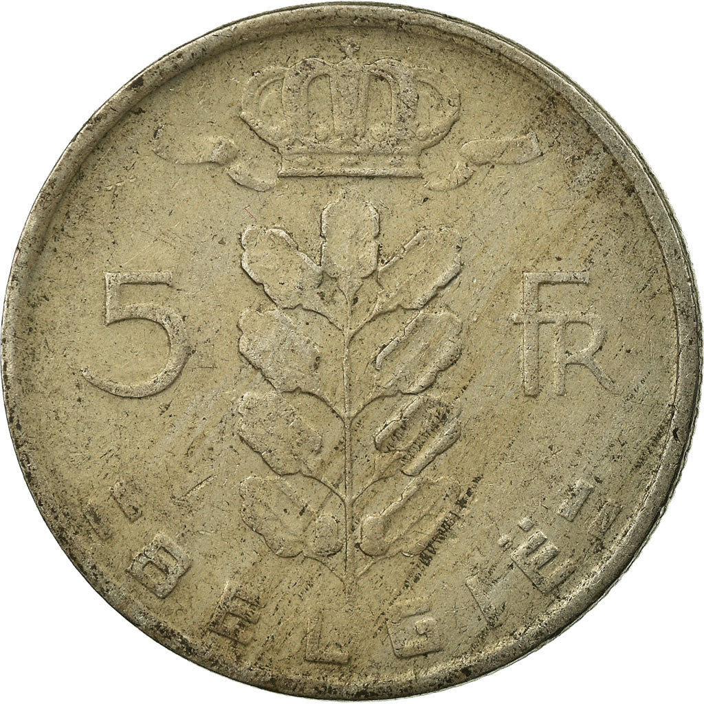 Coin, Belgium, 5 Francs, 5 Frank, 1963, VF(20-25), Copper-nickel, KM:135.1