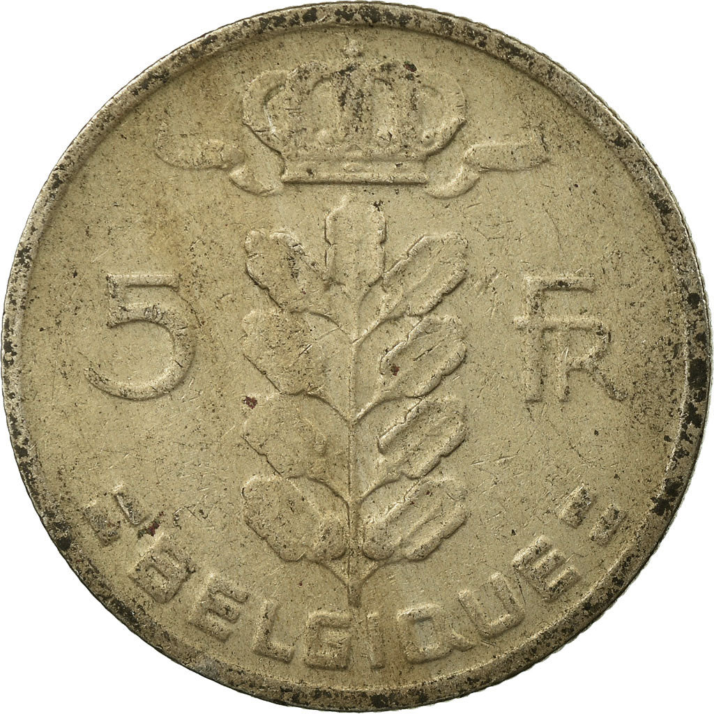 Coin, Belgium, 5 Francs, 5 Frank, 1967, VF(20-25), Copper-nickel, KM:134.1
