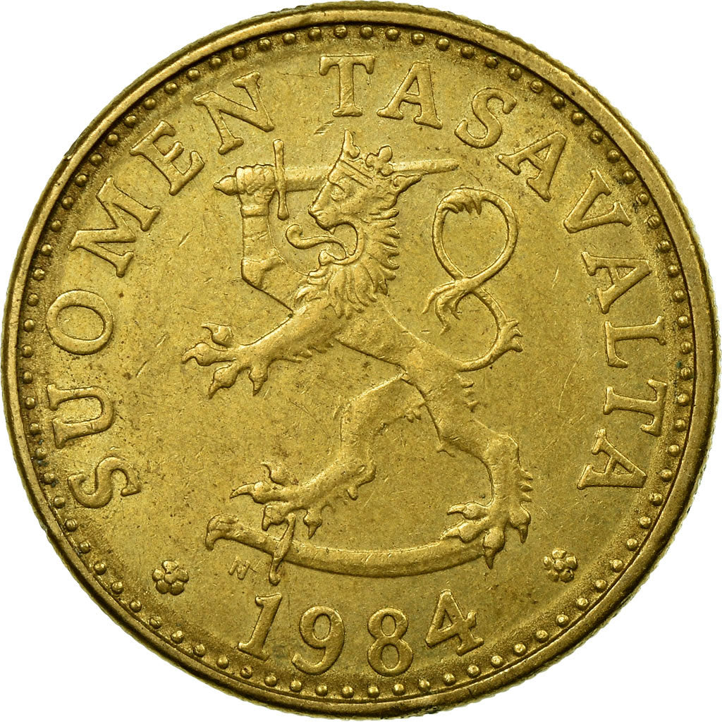 Coin, Finland, 20 Pennia, 1984, EF(40-45), Aluminum-Bronze, KM:47