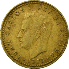 Coin, Spain, Juan Carlos I, Peseta, 1975, VF(30-35), Aluminum-Bronze, KM:806