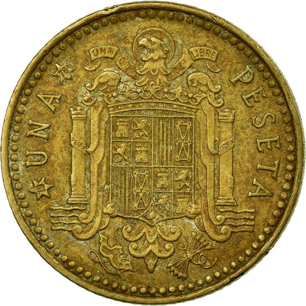 Coin, Spain, Juan Carlos I, Peseta, 1975, VF(30-35), Aluminum-Bronze, KM:806