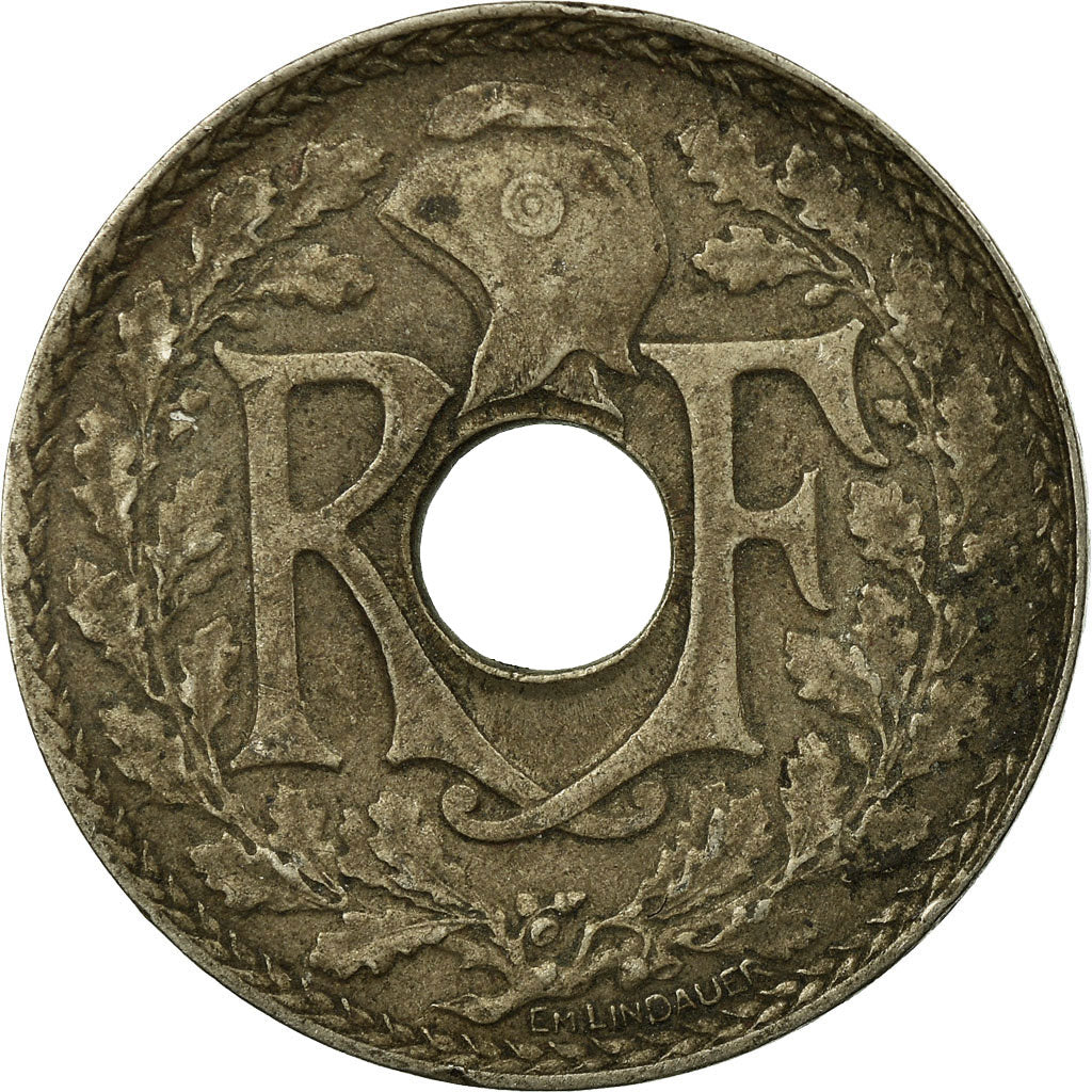 Moneta, Francia, Lindauer, 25 Centimes, 1931, B+, Rame-nichel, KM:867a