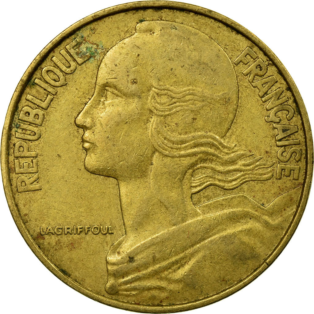 Coin, France, Marianne, 20 Centimes, 1964, Paris, VF(30-35), Aluminum-Bronze