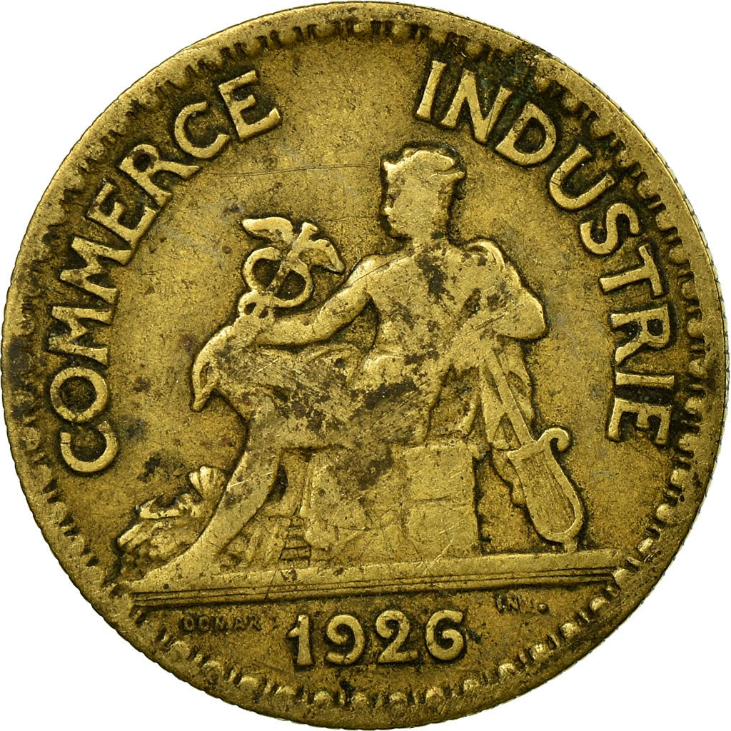 Coin, France, Chambre de commerce, 50 Centimes, 1926, Paris, VF(30-35)