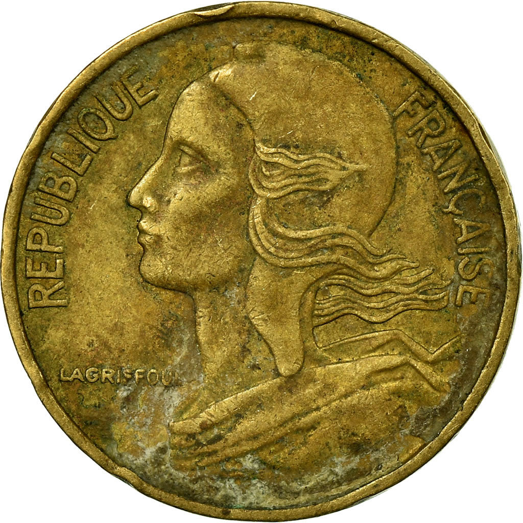 Coin, France, Marianne, 5 Centimes, 1966, Paris, VF(20-25), Aluminum-Bronze