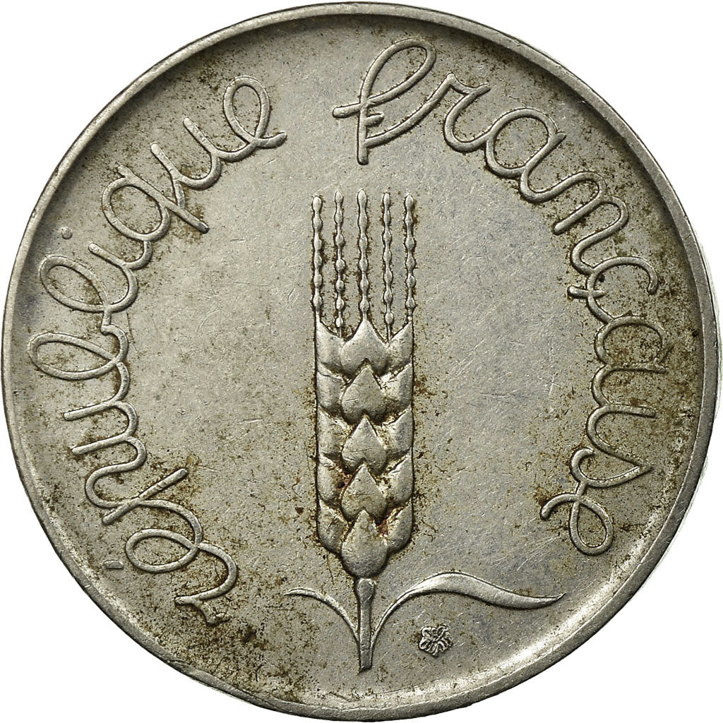 Moneta, Francja, Épi, 5 Centimes, 1962, Paris, VF(30-35), Stal nierdzewna