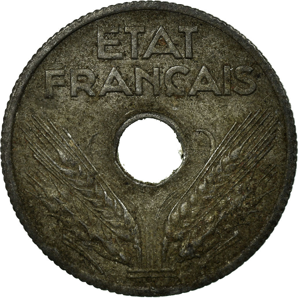Moneta, Francia, État français, 10 Centimes, 1944, Paris, MB, Zinco, KM:903