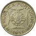 Coin, Mozambique, 2-1/2 Escudos, 1951, EF(40-45), Silver, KM:68