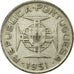 Coin, Mozambique, 2-1/2 Escudos, 1951, VF(30-35), Silver, KM:68
