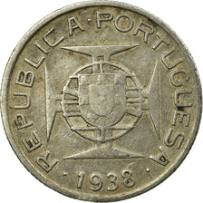 Münze, Mosambik, 2-1/2 Escudos, 1938, SS, Silber, KM:68