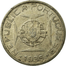 Coin, Mozambique, 5 Escudos, 1935, EF(40-45), Silver, KM:62