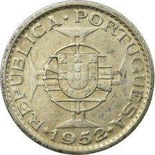 Moneta, Mozambico, 10 Escudos, 1952, BB, Argento, KM:Pr28