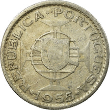 Moneta, Angola, 10 Escudos, 1955, BB, Argento, KM:73