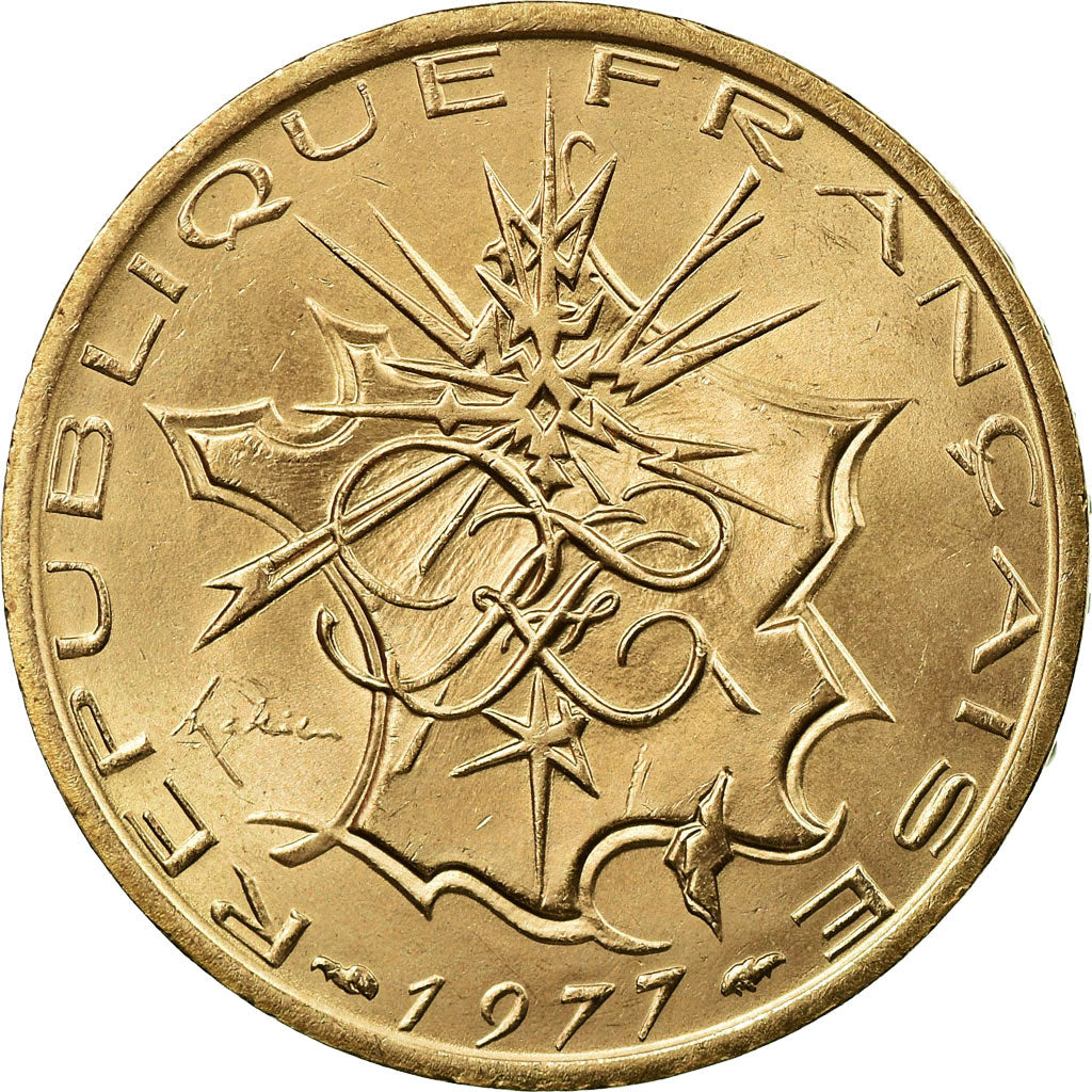 Monnaie, France, Mathieu, 10 Francs, 1977, Paris, SUP, Nickel-brass