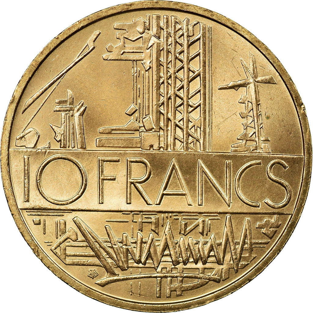 Monnaie, France, Mathieu, 10 Francs, 1977, Paris, SUP, Nickel-brass