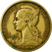 Coin, French Somaliland, 10 Francs, 1965, Paris, VF(30-35), Aluminum-Bronze